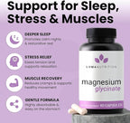 Luma Nutrition Magnesium Glycinate 1000mg Per Serving - Support Stress, Sleep, Nerve & Muscle Health - Pure Magnesium Supplement Capsules - Chelated for High Absorption - 60 Capsules (Pack of 2)