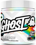 GHOST Legend Pre-Workout Powder, Sour Strips - 30 Servings – Pre-Workout for Men & Women with Choline, L-Citrulline, & Beta Alanine for Energy & Focus