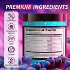 Creatine Monohydrate Gummies Complex 8500 MG for Men & Women, Creatine Monohydrate Supplement for Muscle Growth, Strength & Energy Support, Pre Workout Gummies 120 Count Blueberry
