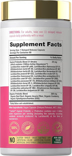 Carlyle Vaginal Probiotics for Women | 60 Capsules | with Prebiotics | Supports Healthy Odor, pH, Yeast Balance, and Flora | Vegan, Non-GMO, Gluten Free | for Her