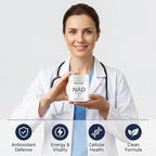 NAD+ Supplements for Women - NMN Supplement Alternative with Nicotinamide Riboside, Trans-Resveratrol, NAD Resveratrol Supplement for Energy, Skin Health, Healthy Aging - USA Made