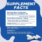 Organic Bovine Colostrum Capsules, 1400mg Colostrum Supplement Powder for Immune & Gut Support, Energy Support, Skin Health, Hair Growth - No Fillers, Non-GMO, 120 Capsules