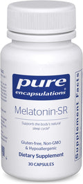 Pure Encapsulations Melatonin-SR - Extended Release Melatonin - Supports Restful Sleep* - Sleep Supplement - Gluten Free & Vegan - 30 Capsules