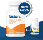 Bariatric Fusion Vitamin B-50 Complex | Vegan B Complex Vitamins for Women and Men | Easy to Swallow Vitamin B Complex Capsule | 8 B Vitamins Including Vitamin B12 | 90 Count | 3 Month Supply