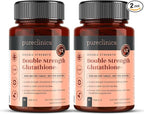 pureclinica Glutathione 1000mg – 120 Tablets (2 x 60) | High Strength with 500mg Glutathione, 300mg ALA, 200mg Vitamin C | Antioxidant & Detox Support, 1-a-Day