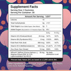 NutriMagic Kids Brain Booster+ Affron® Saffron Extract, 2IN1 Cognitive Support & Multivitamin D3, B6, B12, Zinc Gummies Supplement, Supports Focus, Attention, Memory, Mood Balance - 60 Peach Gummies
