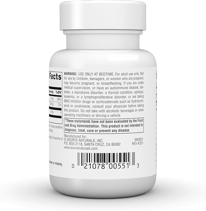 Source Naturals Sleep Science Melatonin, Helps Promote Sleep* - 3 mg - 120 Tablets