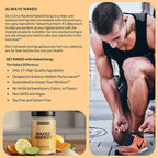 NAKED Citrus Energy - Citrus Flavored Clean Pre Workout Supplement for Men and Women, NSF Certified, Vegan Friendly, No Added Sweeteners, Colors Or Flavors - 30 Servings