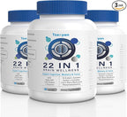 Brain Supplements for Memory and Focus, Clarity & Cognitive Improvement, 300mg Alpha GPC, CDP-Choline, DHA, Lion’s Mane, L-Theanine, Vitamin & Phosphatidylserine for Men & Women, 90 Capsules, 3PACK