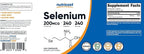 Nutricost Selenium 200mcg, 240 Vegetarian Capsules, Non-GMO, Gluten Free L-Selenomethionine (Pack of 2)
