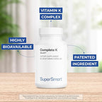 Supersmart - Complete K - with K1, K2 (MK4 + MK7) - Full Spectrum Vitamin K Supplement | Non-GMO & Gluten Free - 60 Vegetarian Capsules