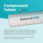 Balance ONE Time-Release Kids Probiotic – Up to 15x Better Survivability – 3 Billion CFU – Gut & Digestive Support for Children – Sugar Free, Easy to Swallow, 2 Month Supply