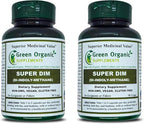 Green Organic Supplements DIM, Diindolylmethane, I-3-C, Indole-3-Carbinol, Broccoli, 90 VCaps, High Absorbable, Non-GMO, Gluten-Free, (Pack of 2)