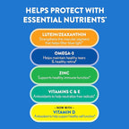 Ocuvite Eye Health, Lutein & Zeaxanthin Supplement, Eye Vitamin with Antioxidant Vitamin D, Vitamin C, E & Omega-3, Helps Protect Eye Health, 30 Softgels