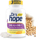 Natural Vitamin K2 MK4 & MK7 | 600 Mcg High Potency Dual Action for Bone Strength & Heart Health - Made in USA Backed by 30+ Years - Kosher & cGMP Certified, Non-GMO - 3 Month Supply