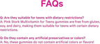 Pink Stork Biotin, Antioxidants, Vitamin E Multivitamin for Teens - Clinically Studied Vitamins + Nutrients for Teens - Beautiful Hair, Radiant Skin, Strong Nails, + Immune Support - 60 Berry Gummies