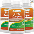 Best Naturals B 100 Complex 120 Tablets (B Complex Vitamins) (120 Count (Pack of 3))