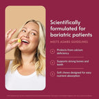 Bariatric Advantage Calcium Citrate Chewy Bites 500 mg - Highly Absorbable & Digestible - Vitamin D3 - Easily Chewable Calcium Supplement - Lemon Flavor - 90 Count