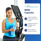 Pure Encapsulations MSM Capsules | Sulfur Supplement to Support Joints, Immune System, Connective Tissue, and Respiratory Health* | 250 Capsules