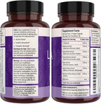 Nested Naturals Luna Sleep Aid - Non-Habit Forming Natural Sleeping Pills for Adults with Naturally Sourced Ingredients - Valerian Root, Melatonin, Chamomile, Lemon Balm, and More - 120 Vegan Capsules