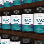 Sunergetic Premium NAC Supplement N-Acetyl Cysteine – 750mg Per Capsule – Supports Liver, Detox Immune, Cellular & Respiratory Health – 90 N Acetyl Cysteine Capsules