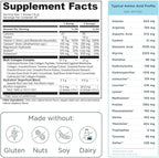 Ancient Nutrition Advanced Multi Collagen Protein Powder Hydrate, Mixed Berry, 30 Servings