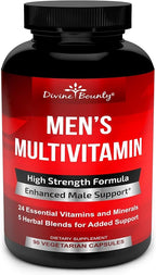 Divine Bounty D-Mannose Capsules & Mens Multivitamin Bundle
