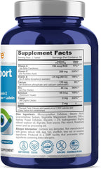 NusaPure Vision Support Nutrients with Vitamin A, C, E, Calcium, Zinc, Selenium, Copper, Lutein 60 Tablets Non-GMO Dietary Supplement