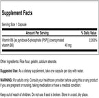 Swanson P-5-P (Pyridoxal-5-Phosphate) Coenzymated Vitamin B-6 40 Milligrams 60 Capsules