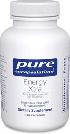 Pure Encapsulations Energy Xtra | Adaptogen Formula for Stamina* | 120 Capsules