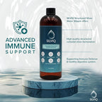 Structured Silver Water 30PPM - ph Balanced Alkaline Structure Silver Liquid Solution Mineral Supplement for Natural Immune Support - Enhanced Wellness & Gut Health - 16 Oz (437ml)