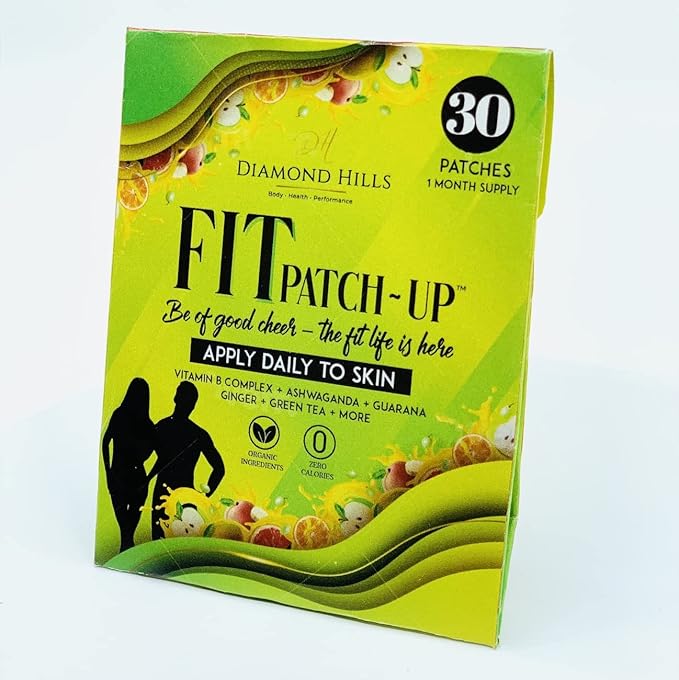 Diamond Hills Fit Patch-Up – 30ct Daily B12 Patches