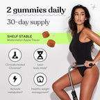 Lemme Tone Metabolism Gummies, Apple Cider Vinegar, Clinically Studied Chromium, B12, Ginger Root Extract, Promote Lean Body Mass, Watermelon Apple Flavor (30 Day Supply)