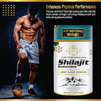 Pure Himalayan Shilajit Gummies 4000mg, Sugar-Free with KSM-66 Ashwagandha, Gokshura & 75% Fulvic Acid - 60 Gummies