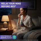 Sleeping Aid Supplement - Natural Sleep Supplement Tablets with Valerian Root, Passionflower, Magnesium, Melatonin, Soothing Herbs for Relaxation and Sleep - NASA Technology, 60 ct