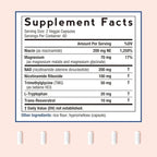 Doctor's Recipes NAD Supplement, Nicotinamide Riboside, Resveratrol, NMN Alternative for Anti-Aging, w/Magnesium Glycinate & L-Tryptophan, 650mg Per Serving, Energy & Mood Boost, 120 Vegan Capsules