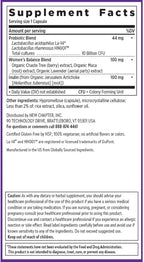New Chapter Probiotics for Women - 30 ct (1 Month Supply), Women's Daily Probiotic with Prebiotics and Probiotics for Vaginal Health & Chaste Tree for Hormonal Support, 100% Vegetarian, Non-GMO