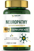 Nerve Savior for Neuropathy 600mg - 120 Veggie Capsules High Potency Alpha Lipoic Acid Supplement for Hands, Feet & Toes Comfort - Powerful Antioxidant Formula