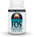 Source Naturals FOS 1000 mg Fructooligosaccharides Probiotic Enhancer - 50 Tablets