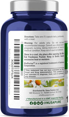 NusaPure Apigenin 100 mg per Capsule 180 Vcaps - Bioperine (Non-GMO, Gluten Free)