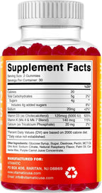 Vitamatic Vitamin D3 + K2 Gummies – 60 Count | Supports Bone, Heart & Immune Health – Promotes Calcium Absorption – Plant-Based, Non-GMO, Gluten-Free