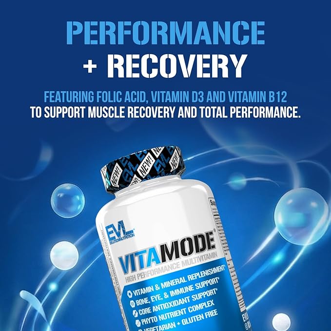 EVL Advanced Daily Multivitamin - Men's Multivitamin with Essential Minerals Phytonutrient Complex and VitaMode Active Mens Vitamins for Energy with Lycopene for Muscle Bone and Immune Support