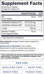 1MD Nutrition ImmunityMD - Immune Health Probiotic | Potent, Doctor-Selected Probiotic Strains with Prebiotic - Promote Overall Immune System Strength, Reduce Everyday Stress | 60 Capsules (2 Pack)