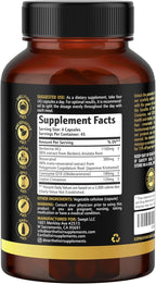 Earth Elixir 4-in-1 Berberine Supplement – Organic Berberine with Ceylon Cinnamon, CoQ10 Ubiquinol, and Resveratrol Powder – Metabolic & Cellular Energy Support, 180 Vegan Capsules