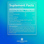 Collagen 2500mg with Vitamin C – Hydrolyzed Collagen Pills Peptides Supplement, 90 Tablets, Daily Collagen Vitamins for Hair Skin Nail Support, Gluten Free (Pack of 1)