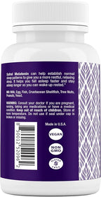 Safrel Melatonin 30mg - with B6 & L-Theanine - 120 Fast Dissolve Tablets with Natural Berry Flavor (2 Tablets Dose = Melatonin 60mg) (120 Count (Pack of 1))