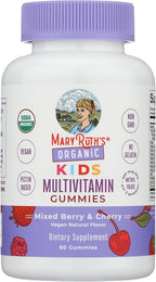 MARYRUTH'S Kids Vitamins | Multi | 1 Month Supply | Multivitamin Gummies for Ages 4+ | Multivitamin for Kids | Vegan | Only 2 Gummies a Day | 60 Count