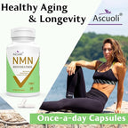 99% Ultra Purity NMN 500mg + Trans-Resveratrol 600mg, 1150mg NMN Resveratrol Supplement, 3-in-1 Advanced Formula for Boost* NAD, Cell, Immune, Energy & Muscle, Healthy Aging, Stabilized Form - 60 Caps