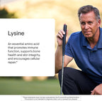 THORNE - Lysine - Supports Immune, Skin & Bone Health - Promotes Collagen Formation* - L-Lysine Amino Acid Supplement - Third-Party Certified - Gluten, Dairy & Soy-Free - 60 Capsules
