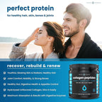 Collagen Peptides Powder - Enhanced Absorption, Double Hydrolyzed, Grass Fed, Keto Protein Powder with Vitamin C - Premium Supplement for Hair Growth, Skin, Nails, Joints & Bones, Unflavored